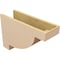 Ekena Millwork 8"W x 24"D x 16"H Classic Alpine Rough Cedar Woodgrain TimberThane Corbel, Primed Tan CORUR08X24X16ALPRCPR - alternate 2